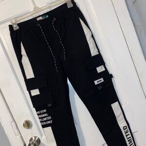 Black and White Original Limited Edition Joggers for Men